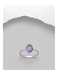 Gem Stones Ring In 92.5 Sterling Silver