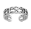 Sterling Silver Fashion Toe Ring - Plain - 5mm Band Width