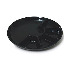 Black Fondue Raclette Plates - Set of 4 by Swissmar by Swissmar
