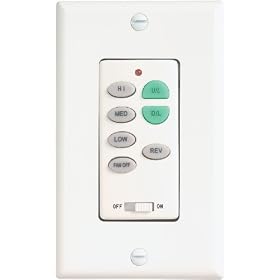 Emerson SW116 3-Speed, Reversing & Up/Downlight Dimming Wall