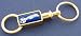 Milwaukee Brewers Gold Tone Valet Keychain