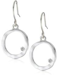 Kenneth Cole New York Silver-Tone Circle Earrings