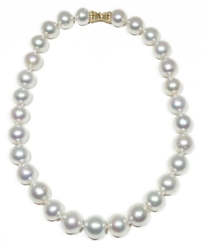Graduated White South Sea Pearl Necklace, 16