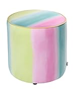APOLENA Fodera Pouf (Rosa/Amarillo/Cielo)