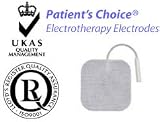 16 Patient's Choice® 2 in. x 2in. Square Reusable Clinical Grade TENS Electrodes