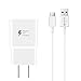Adaptive Fast Charging Wall Charger Kit Set with USB-C Cable, Compatible with Samsung Galaxy S10 / S8 / S9 + Note8 / Note9