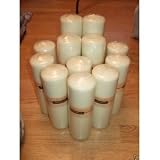 12 X 110 Hours Temptation Pillar Ivory Candle