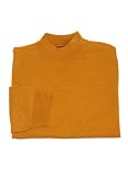 : Roberto Villini Gold Merino Wool Mock Neck Pullover