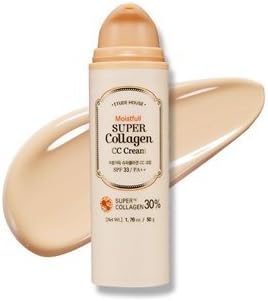 Etude House Moistfull Super Collagen CC cream N02 Light Beige