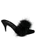 3 Inch Classic Marabou Slipper Women'S Size Shoe