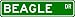 beagle15  - BEAGLE Street Sign Personalized Family Lastname Sign Gameroom