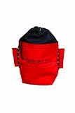 Elk River 84521 Canvas Bolt Bag with Drawstring top, 10" Length x 2-1/2" Width x 9" Depth, Red
