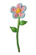 17" Bendable Stuffed Daisy Plush Flower (Around 44cm) - Blue