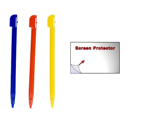 Logic 3 Nintendo DS - Lite Stylus und Bildschirm Schutzfolien Set