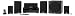 Yamaha YHT-693BL 5.1 Channel 525 Watt HTiB System (Each, Black)