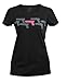 Rothco Women's Pink Guns Longer T-Shirt, Black, Large