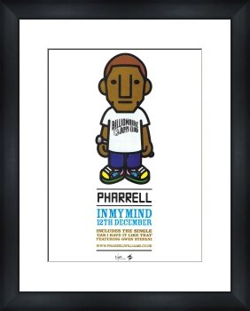 PHARRELL In My Mind - Framed Original Advert