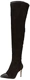 Nina Original Women's Allure Slouch Boot, Black Kid Suede,7.5 M US