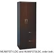Aberdeen Personal Storage Tower, Box 1 Of 2, 24w x 24d x 64-3/4h, Chocolate