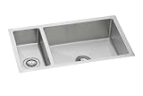 Elkay EFRU3219DBG Avado Stainless Steel Kitchen Sink Polished Satin 2 Basins