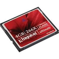 Kingston CF/4GB-U2 4GB Ultimate CompactFlash 266x with Recovery