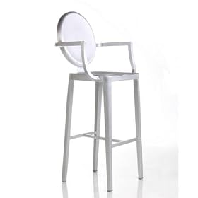 Alphaville Design SA-LANG-BAR-ALU Langley Bar Chair - Aluminum