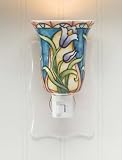 Blue Iris Floral Night Light