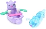 Polly Pocket - T7063 - Poupée et Mini-poupée - Duo Cutant Rigolo - Goutte Chenille et Barque Chat