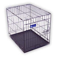 Childrens Toyshop  Pet Supplies : Petmate Home-Training 24-by-18-by-21-Inch Wire Dog Kennel, Medium