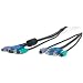 Startech Com 25 Ft 3-In-1 Black Kvm Extension Cable