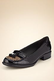Footglove™ Fashion Leather Wide Fit Tassel Loafers
