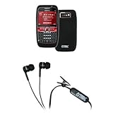 EMPIRE Black Silicone Skin Case Cover + Stereo Hands-Free 3.5mm Headset Hea ....