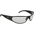 Gatorz Radiator Adult Outdoor Sunglasses w/ Free B&F Heart Sticker Bundle - Black/Clear