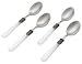 Rosanna Pearlized White Napoleon Espresso Spoons, Set of 4