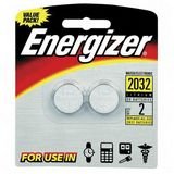 Energizer Watch/Electronic Batteries, 3 Volts, 2032, 2 batteries (Lithium Button Cell)
