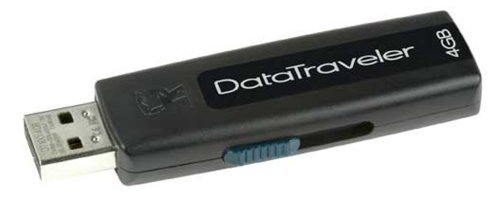 Kingston 4GB USB 2.0 Hi-Speed DataTraveler 100 (DT100/4GBKR) On Sale