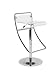 ItalModern Angelo Low Back Adjustable Height Swivel Stool