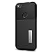 Spigen Slim Armor Google Pixel XL Case with Kickstand and SF Coated Non Slip Matte Surface and Air Cushion Technology Protection for Google Pixel XL 2016 - Black