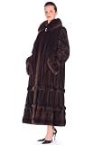 Review   / Mink Fur Coat - Mahogany Mink Coat Double Rosette