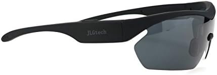 JLGtech K2 Wireless Bluetooth Sunglasses Headset Headphones for iPhone Samsung HTC Nokia (Black)