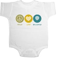 Peace Love Ballooning Baby Ultrasoft Onesie