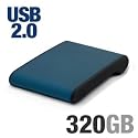 Hitachi SimpleDrive Mini 320 GB USB 2.0 Portable External Hard Drive SDM/320BD (Blue Dusk)