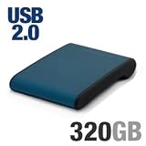 Hitachi SimpleDrive Mini 320 GB USB 2.0 Portable External Hard Drive SDM/320BD (Blue Dusk)