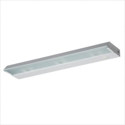 American Fluorescent LUL9EWH Dimmable 2-2 Watt LED 9-Inch Energy Star Undercabinet Task Light, White with Frosted Glass Diffuser