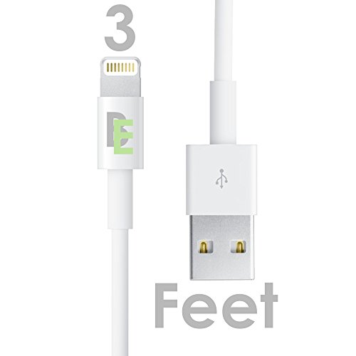 [Apple MFI Certified] Beam ElectronicsTM (Lifetime Guarantee) iPhone 5 & 6 Charging Cable, 8 Pin to USB Lightning Cable,Data/Sync Cable & Charger for Apple iPhone 5 5S 6 6+, iPod, iPad, etc(1)