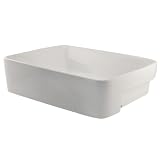 Mia Semi-Recessed Basin - White