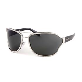 Prada SPR 61H Sunglasses Designer Fashion Black Eyeglasses Unisex Men's Male Women Female Sun Glasses
