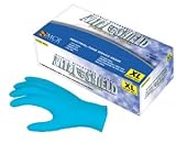 Memphis Nitrishield Disposable Nitrile gloves, Powder-Free, Chlorinated 4 mil XL