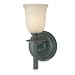 Tools & Hardware : Royce Rivington One-Light Wall Bracket Black with Sepia Tinted Globe # RW2246B/1-09