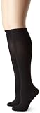 Ellen Tracy Womens Curved Diamond And Solid 2 Pair Knee High Sock Pack